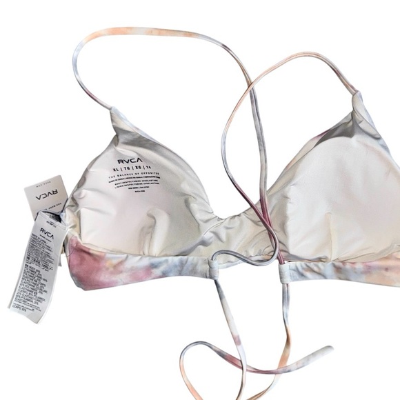 RVCA CrossBack Bralette in Multicolor XL NWT - Picture 4 of 7